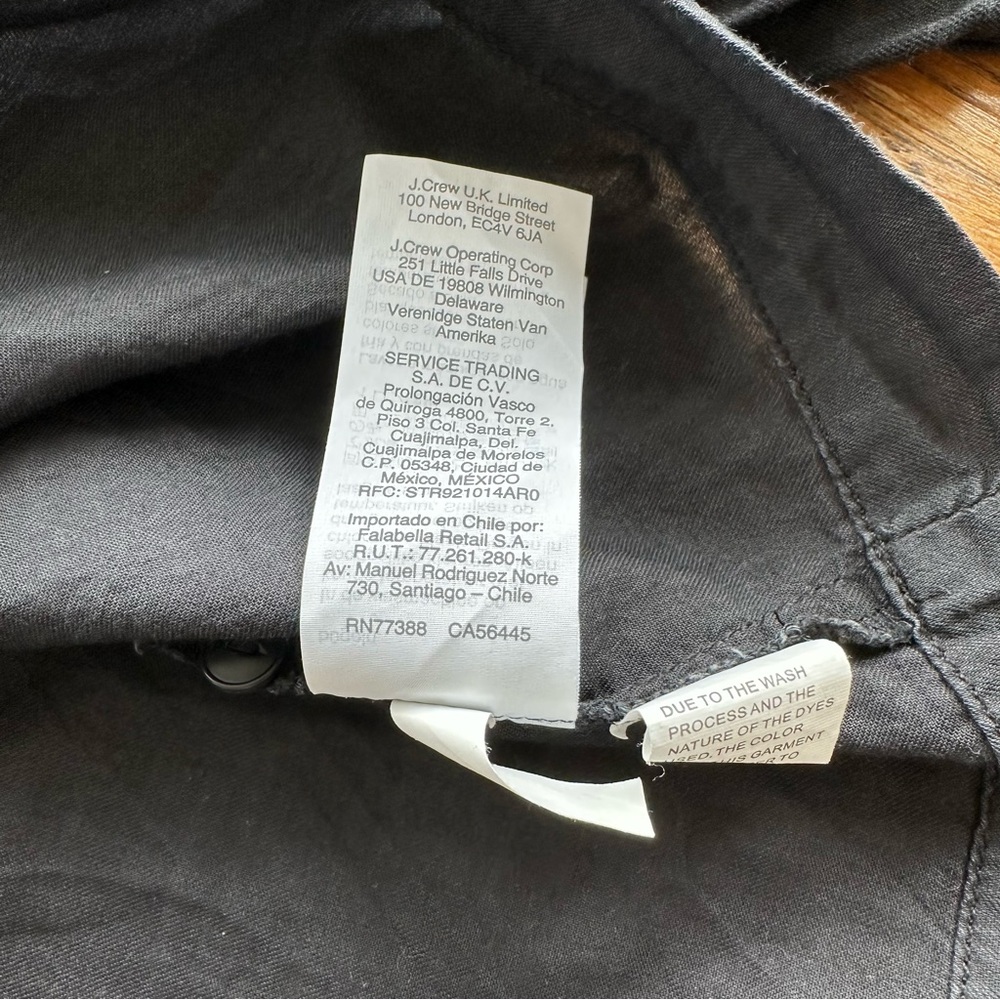 Madewell Black Smocked Bodice Ruffle Shoulder Peasant Top - Picture 11 of 12